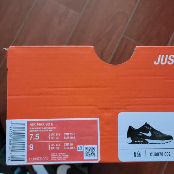 Nike Air Max 90 Golf - Black - Picture 7 of 7